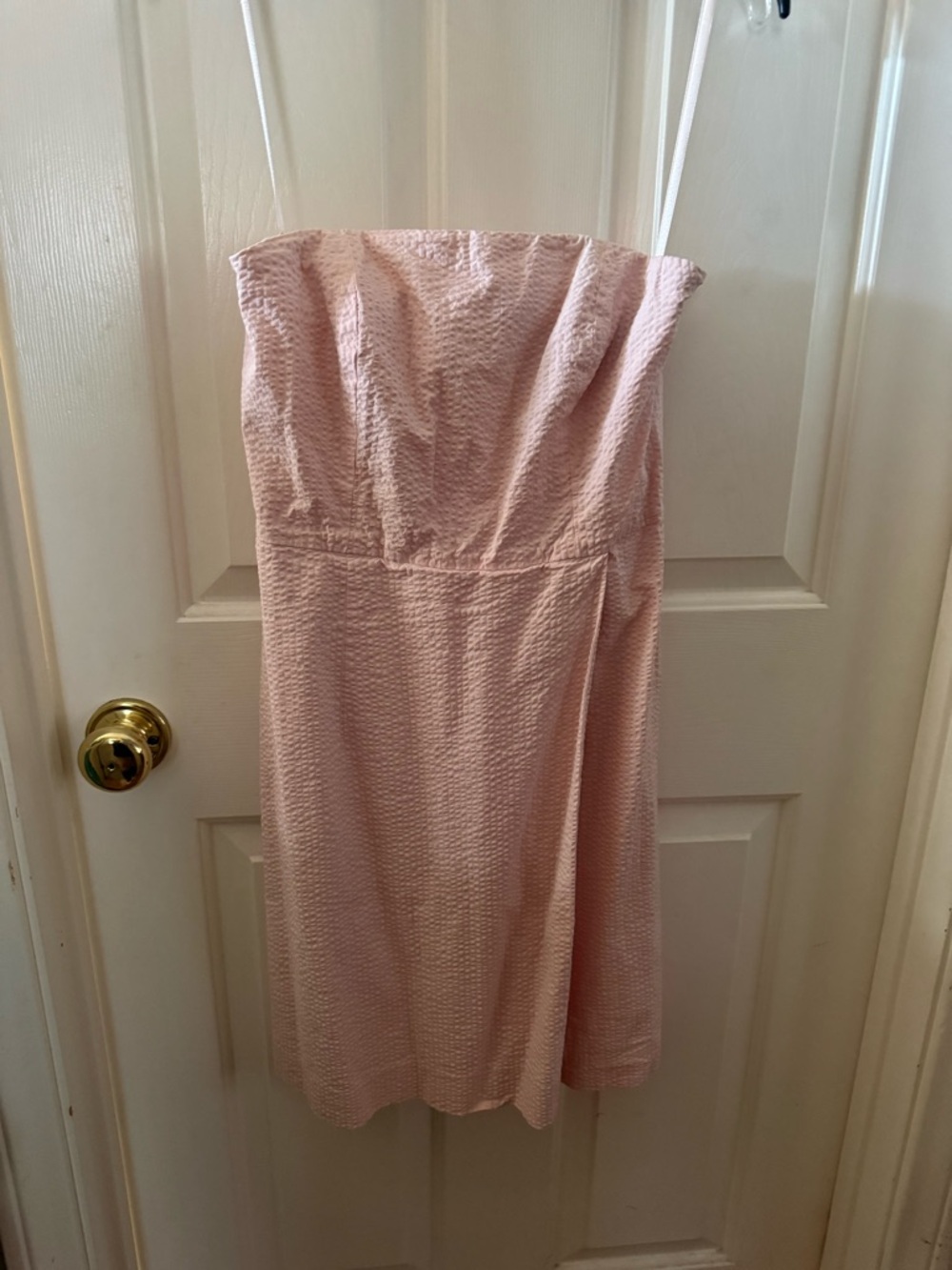 Vineyard Vines Strapless Pink Textured Cocktail Dress 6